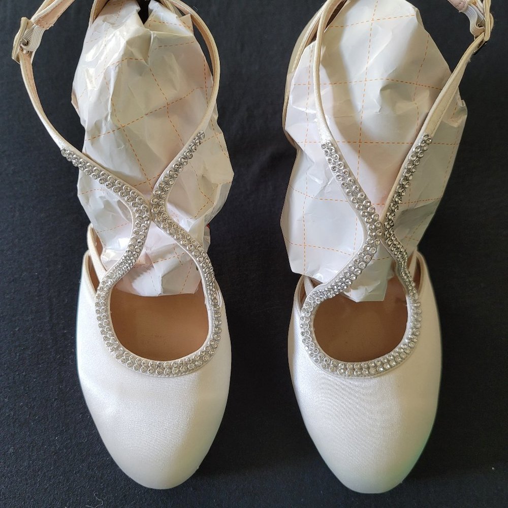 Satin Ivory Bridal Shoe - NEW